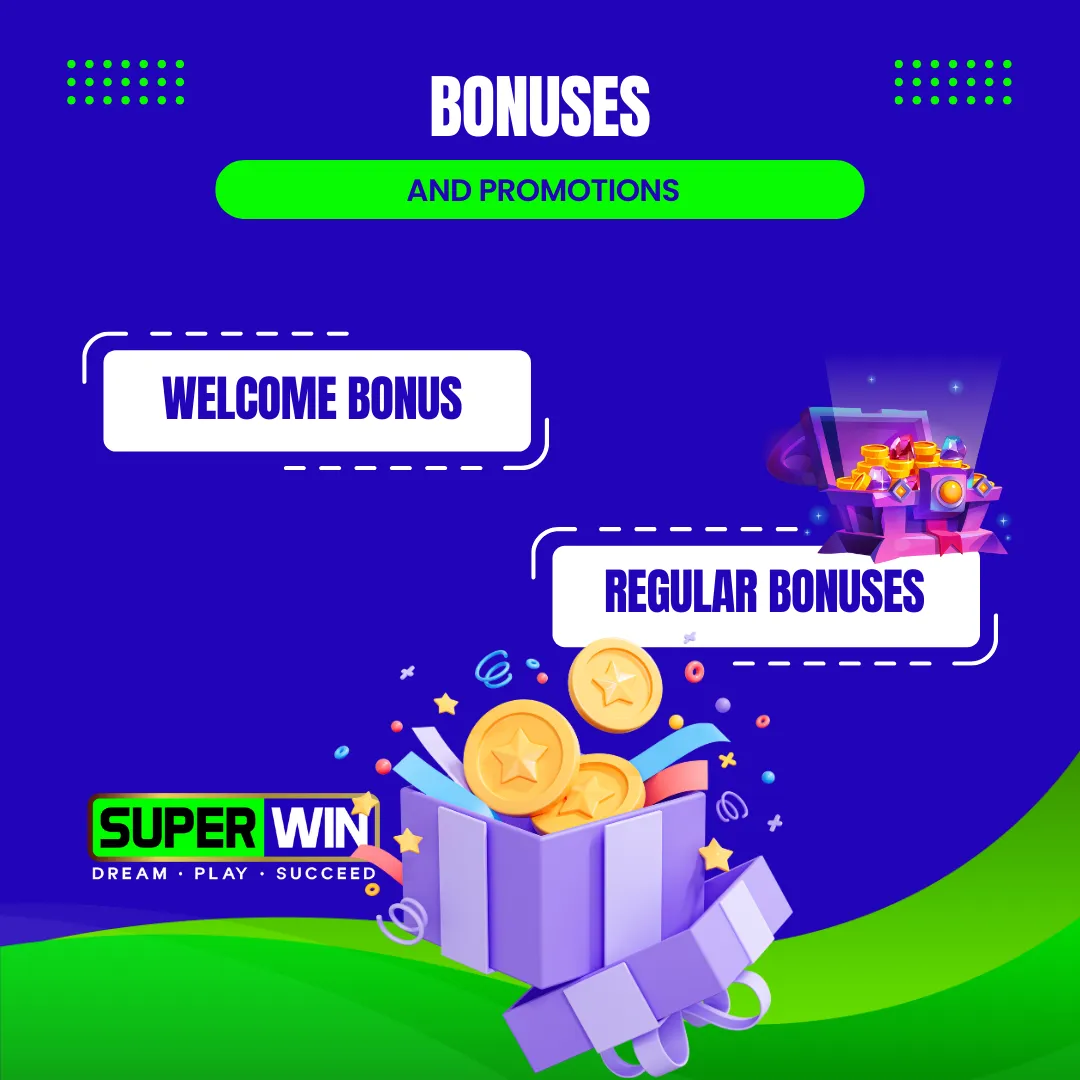 bonuses and promotions