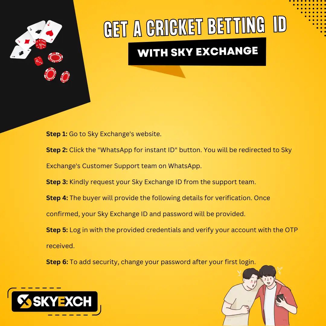 get a cricket betting id with sky exchange