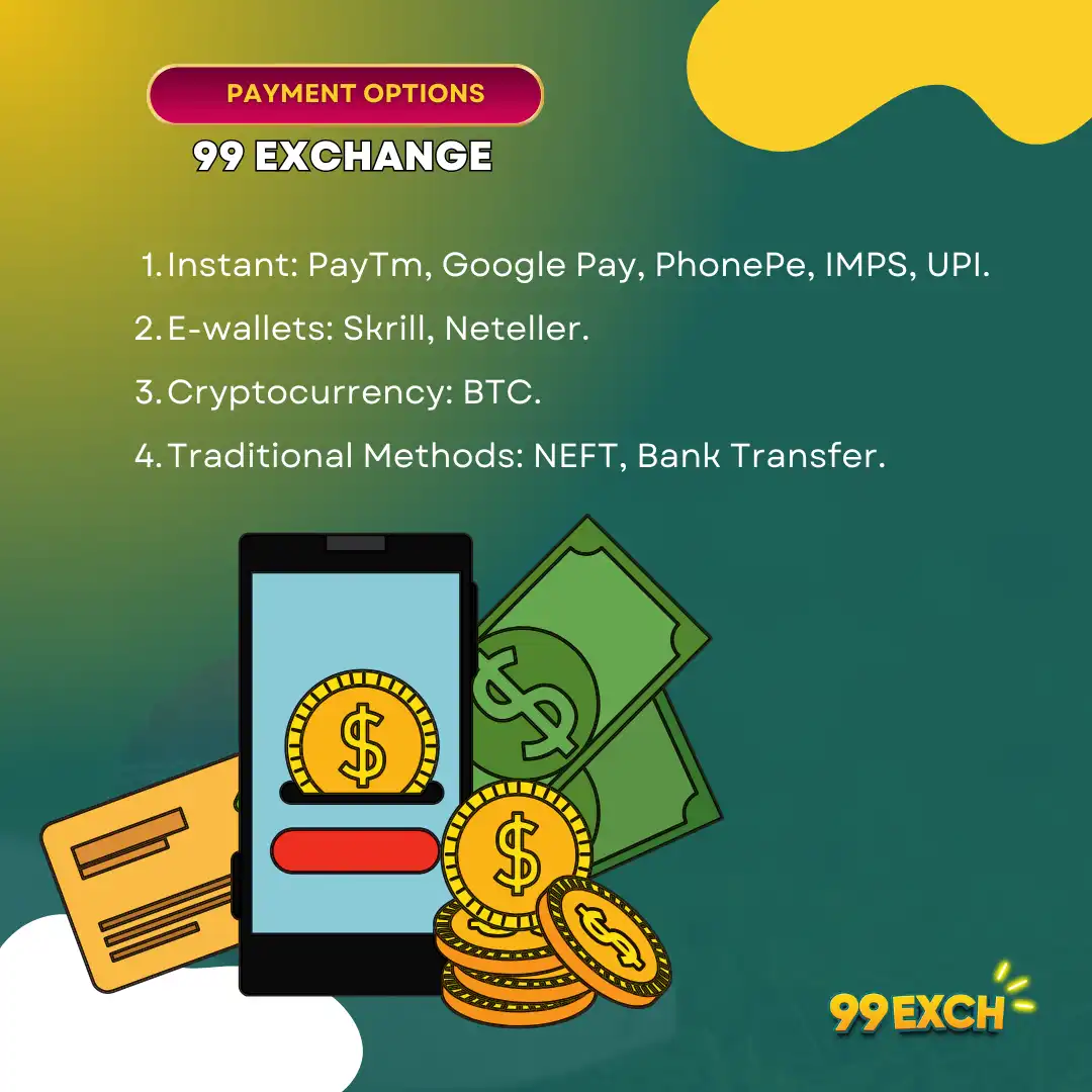 payment options 99exchange