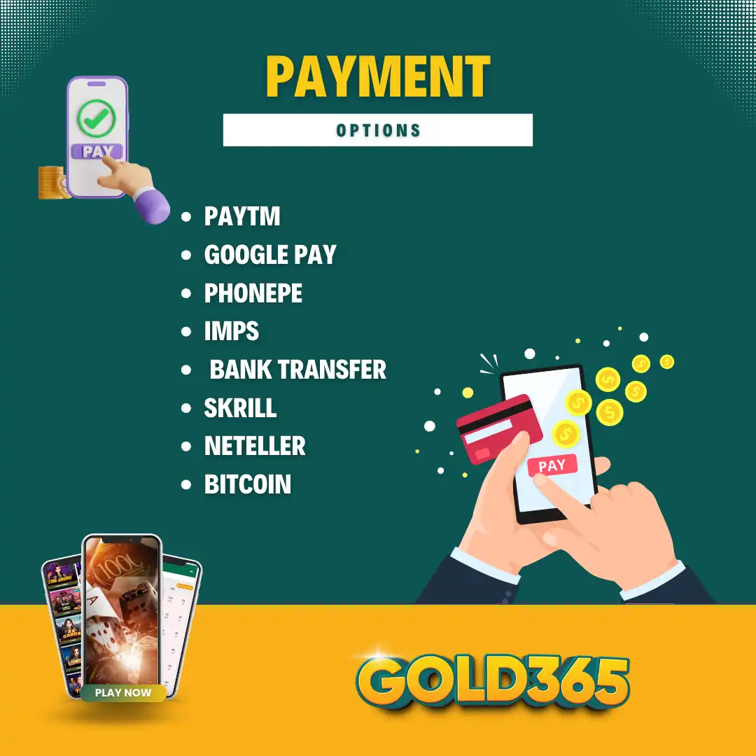 payment options gold365