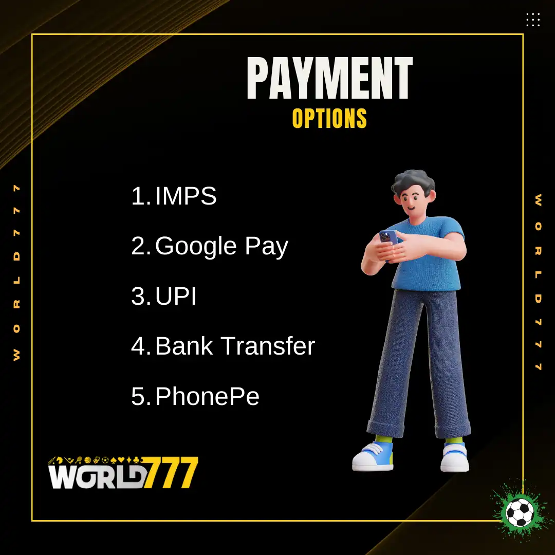 payment options world777