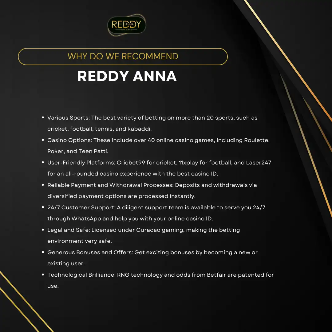 why do we recommend reddy anna